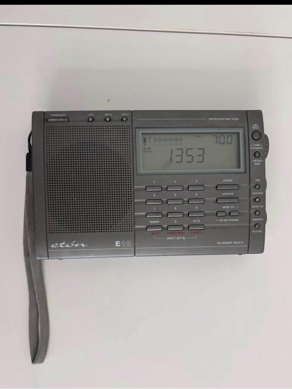 RADIO ETON E10 Portable Digital AM/FM Shortwave World Band Radio